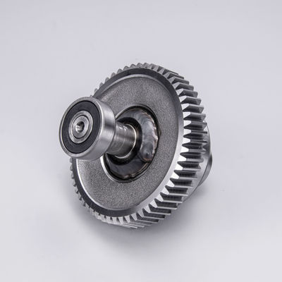 Thép rèn chính xác đầu ra bánh răng trục với vòng bi cho máy nghiền