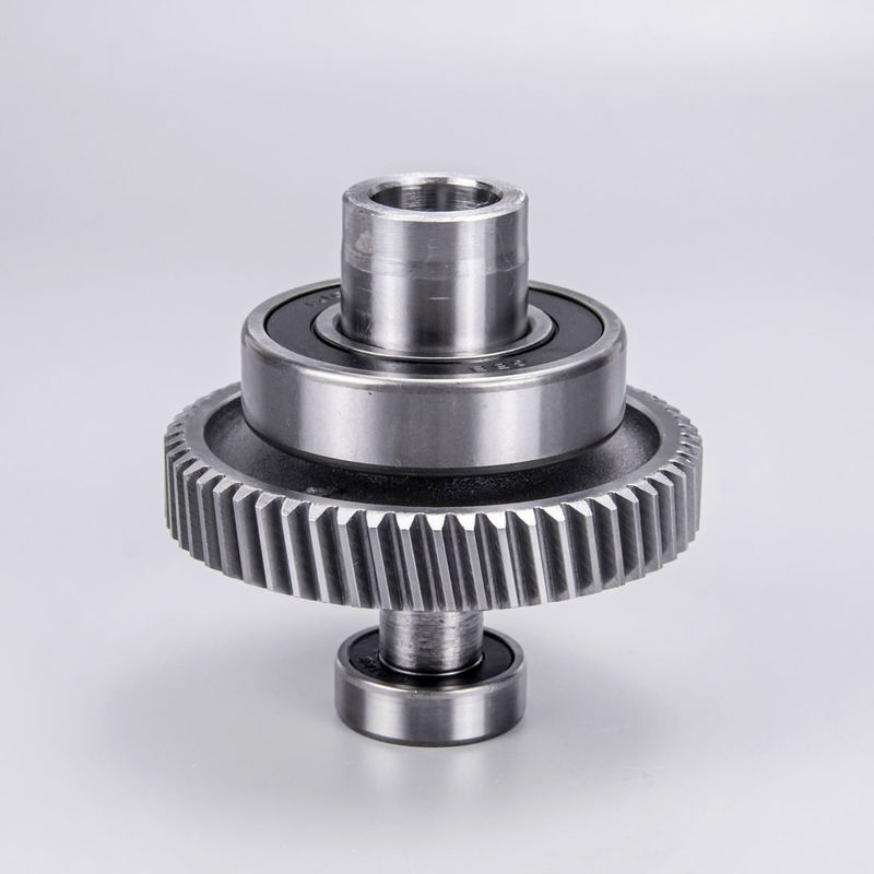 Thép rèn chính xác đầu ra bánh răng trục với vòng bi cho máy nghiền